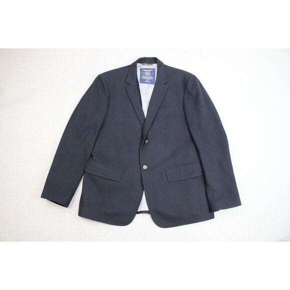 American Eagle Outfitters Blazer Mens Size L Blue 2 Button Front Long Sleeve - Picture 1 of 9